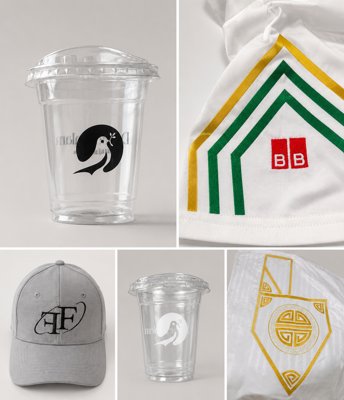 Casquettes, gobelets et objets brodés personnalisés AKOYA Services
