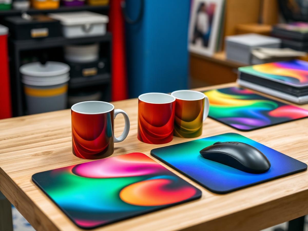 Mugs et objets personnalisés en sublimation textile au Togo